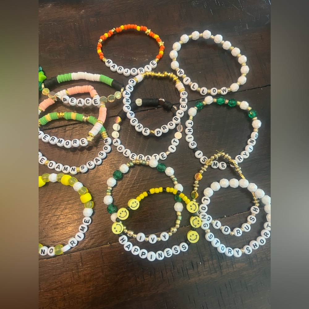 13 Taylor Swift Evermore Themed bracelets